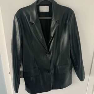 Oak and Fort leather blazer